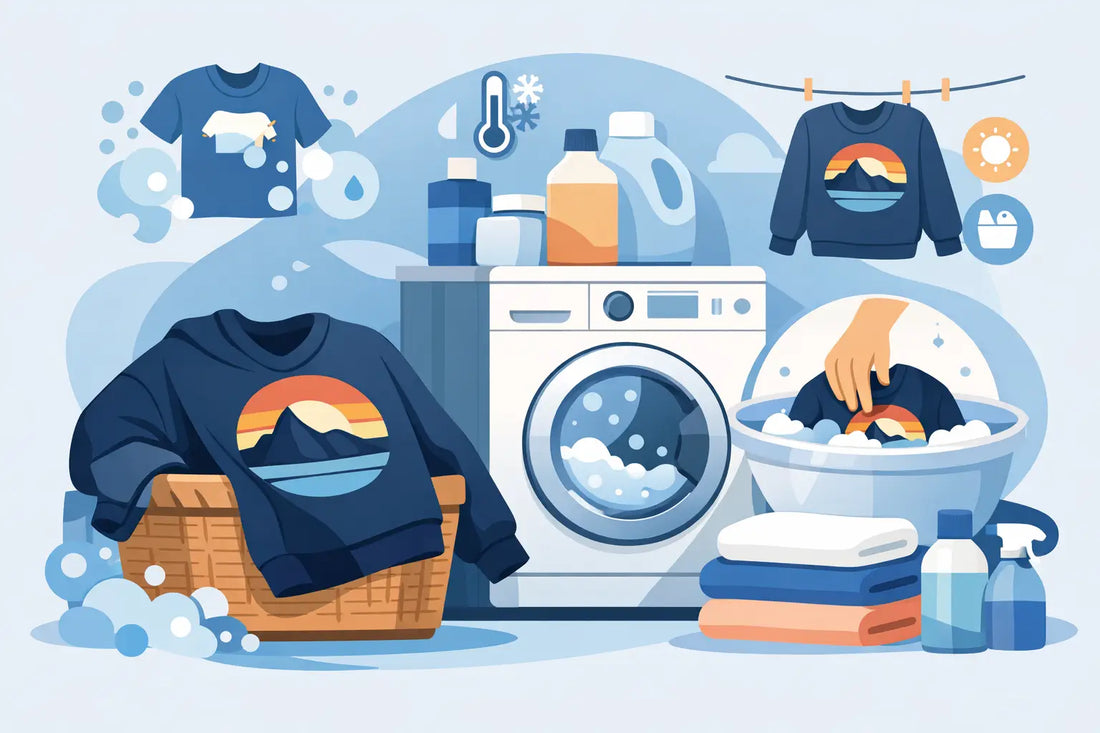 How to Wash Printed Sweatshirts Properly