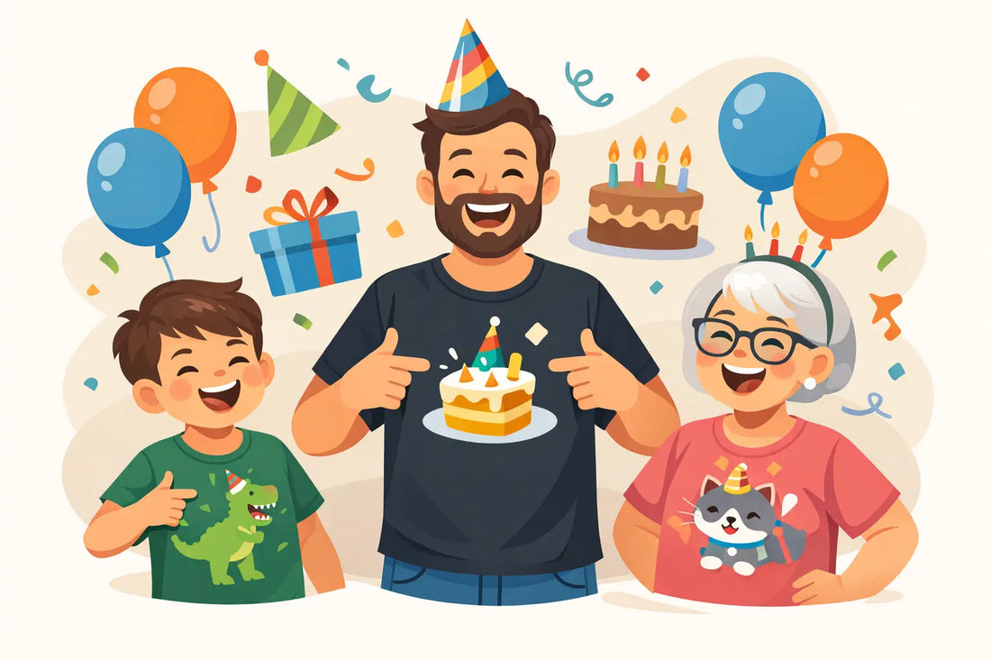 12 Funny Birthday Shirt Examples for Every Age
