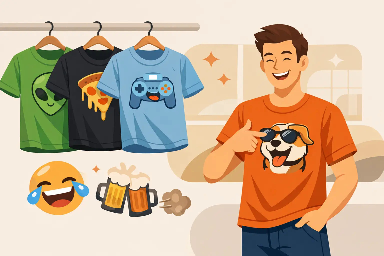 Funny Graphic T Shirts for Men That Get Worn