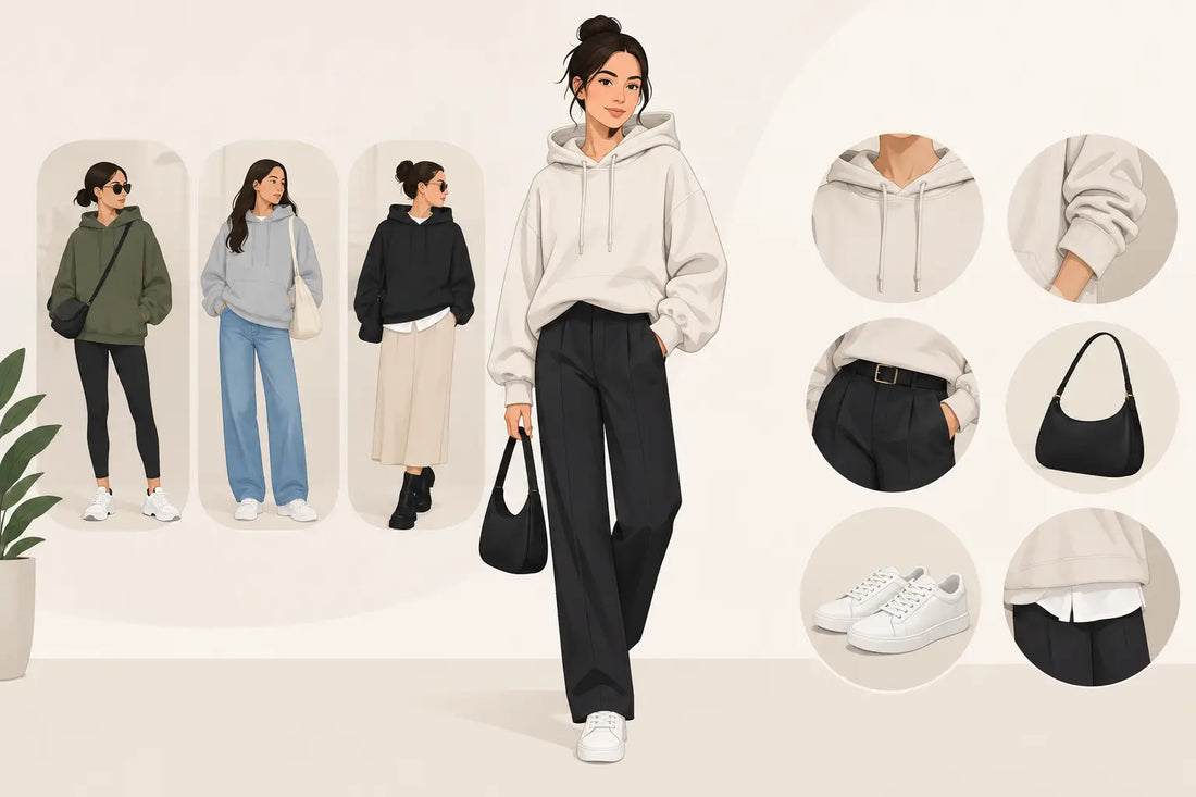 How to Style Oversized Hoodies Without Looking Swamped