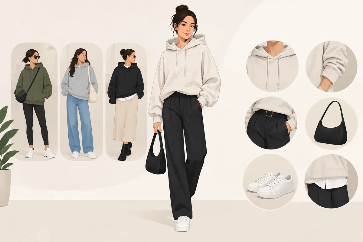 How to Style Oversized Hoodies Without Looking Swamped