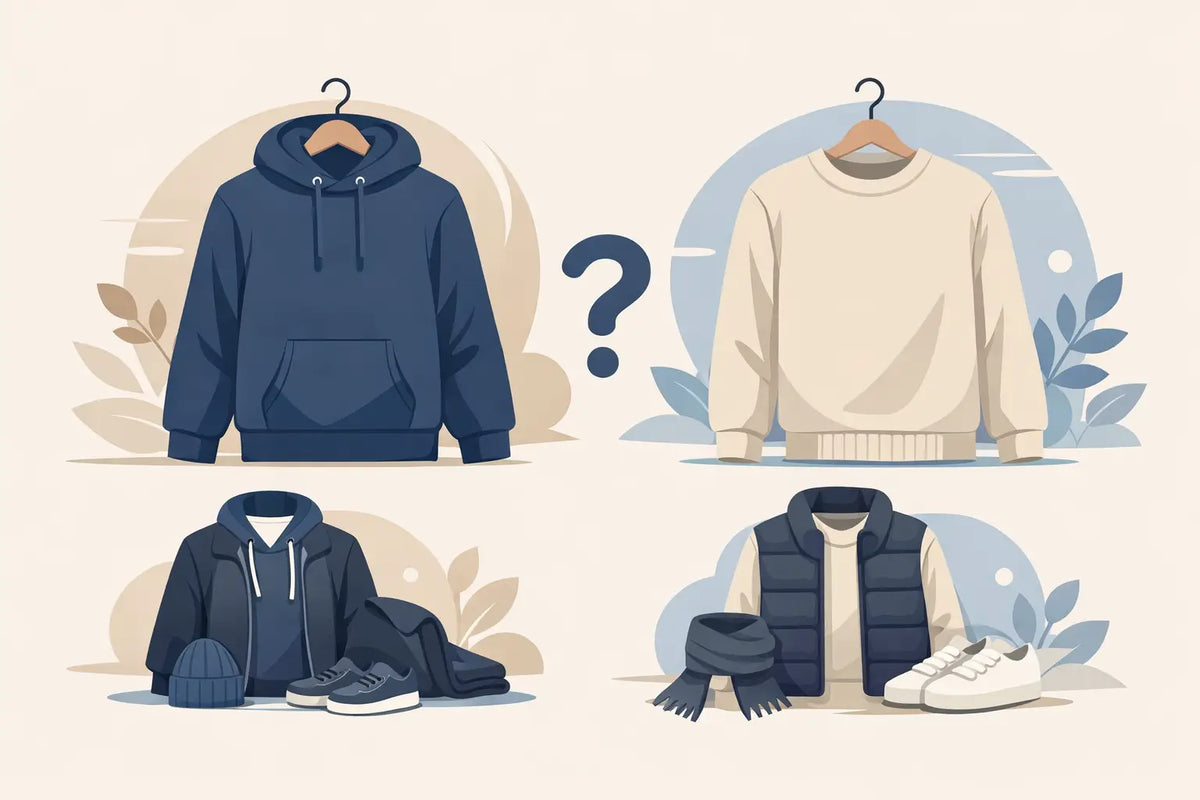 Hoodie or Sweatshirt for Layering? Choose Well