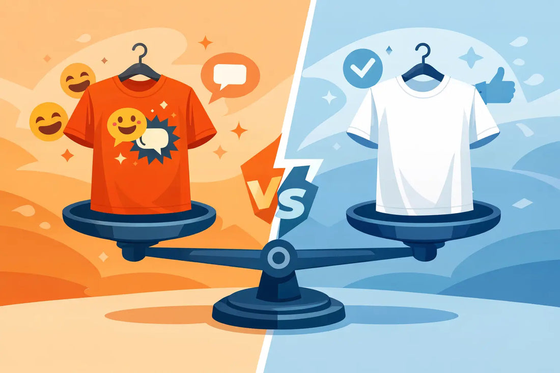 Funny Slogan Tees vs Plain Tees - Which Wins?