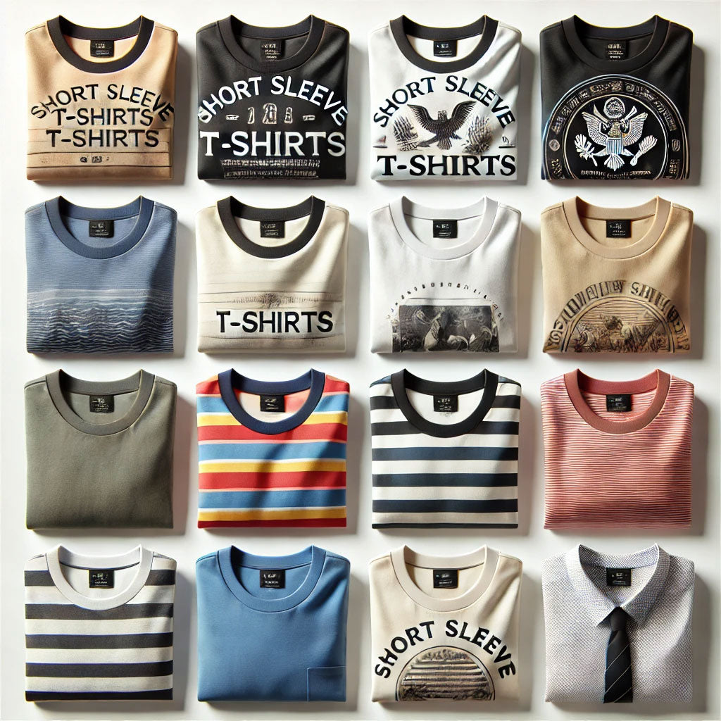 Folded graphic sweatshirts in minimalist designs