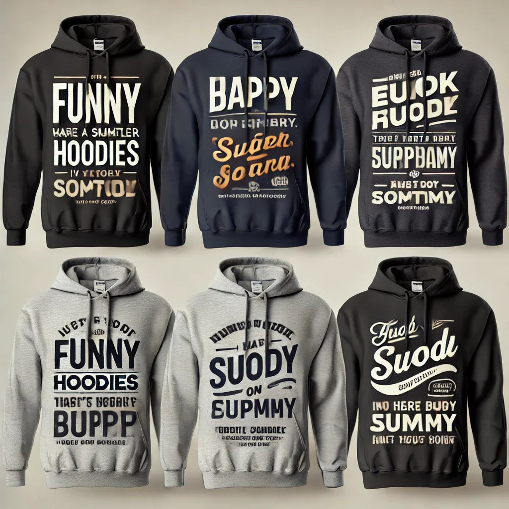 Funny Hoodies for Man in Different Colours by Garment Graphics