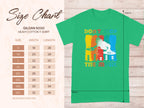 Garment Graphics green t-shirt boasts a vibrant DJ graphic with Dont Stop the Music, ideal for music lovers. It features a Gildan 5000 heavy cotton tee size chart, offering width and length measurements in inches from S to 5XL, ensuring the perfect fit for every party-goer.